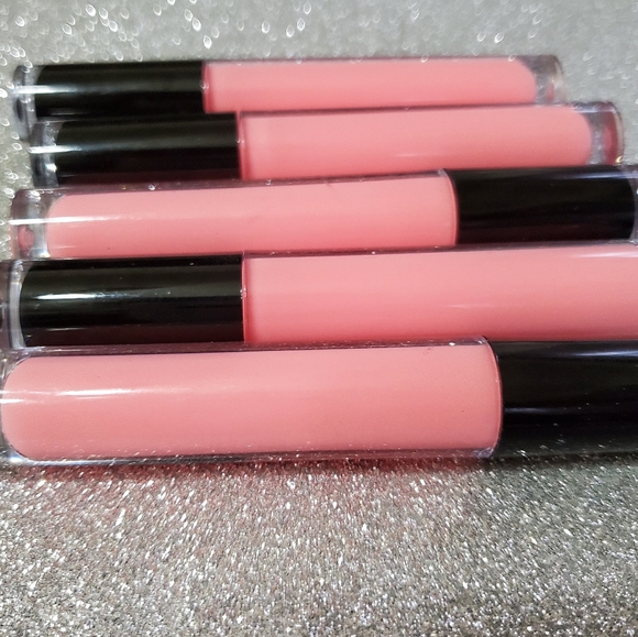 Strawberry Pink Ice Cream Nude Lipgloss Lipstick - Picture 4 of 8
